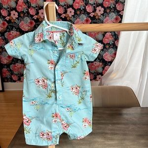 Hawaiian Print Carters 6M Shortall